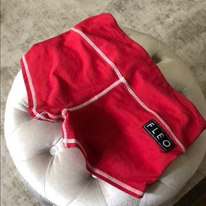 Fleo Red Shorts